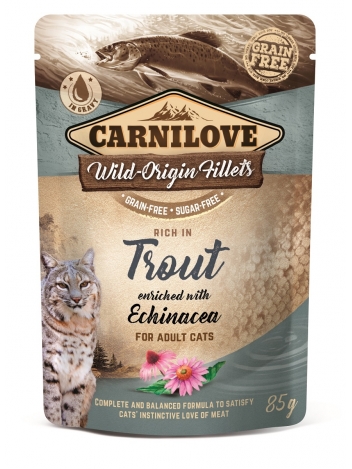 Carnilove Cat Trout & Echinacea Adult Cats 85g