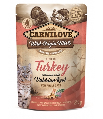Carnilove Cat Turkey & Valerian Adult Cats 85g