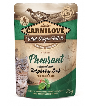 Carnilove Cat Pheasant & Raspberry Leaf Adult Cats 85g