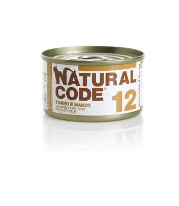 Natural Code Cat 12 Tuna and beef 85g