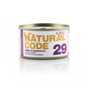 Natural Code Cat 29 Tuna and ham in jelly 85g