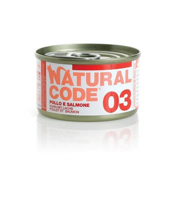 Natural Code Cat 03 Chicken and salmon 85g