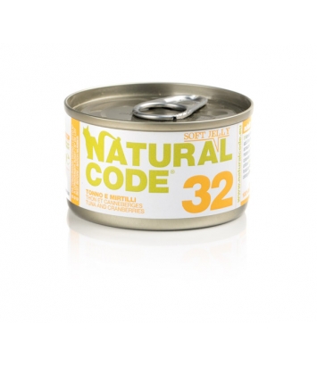 Natural Code Cat 32 Tuna and cranberry in jelly 85g