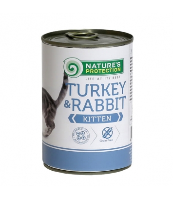 Nature's Protection Kitten Turkey & Rabbit 400g