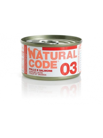 Natural Code Cat 03 Chicken and salmon 85g