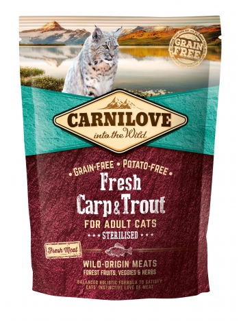 Carnilove Fresh Carp & Trout Sterilised for Adult 400g