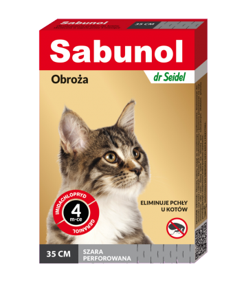 Sabunol obroża dla kota 35cm