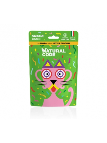Natural Code Snack Adult Cat with Beef 60g