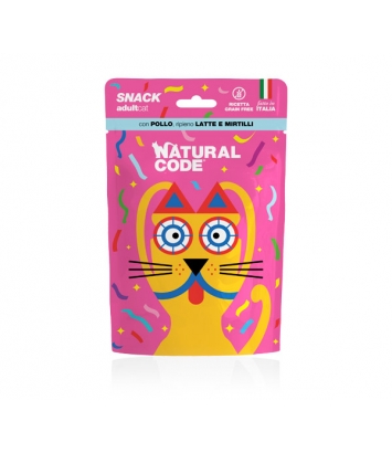 Natural Code Snack Adult Cat with Chicken 60g