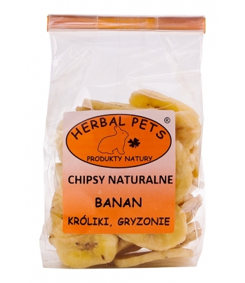 Chipsy naturalne banan 75g
