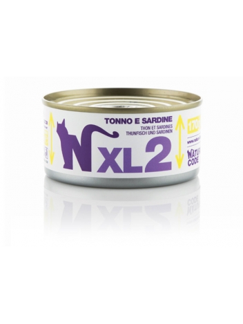 Natural Code Cat XL2 tuna and sardines 170g