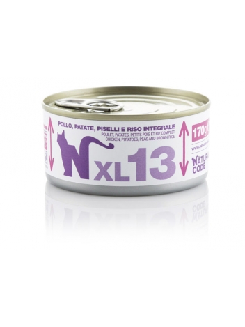 Natural Code Cat XL13 chicken, potatoes, peas and brown rice 170g