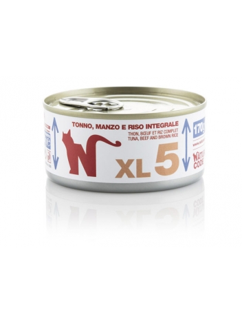 Natural Code Cat XL5 tuna, beef and brown rice 170g