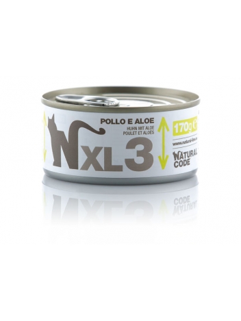 Natural Code Cat XL3 chicken and aloe 170g