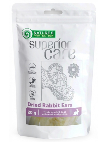 Nature's Protection Superior Care Dried Rabbit Ears 20g