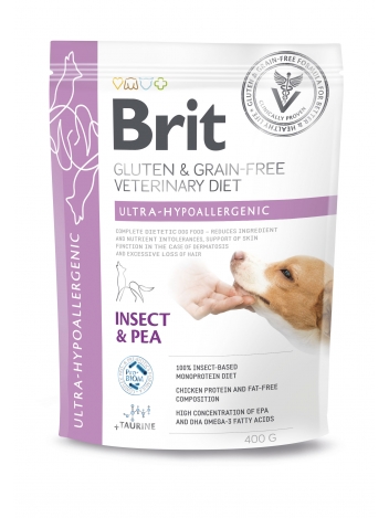 Brit Veterinary Diets Dog GF Ultra-Hypoallergenic 400g