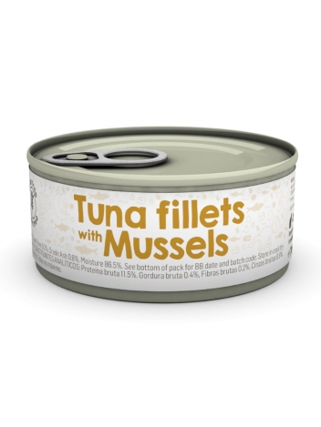 Naturea Tuna fillets with Mussels 70g