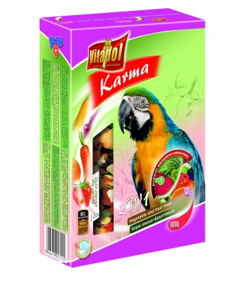 Karma dla dużych papug warzywa-owoce - 900g