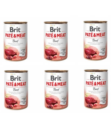 Brit Pate & Meat Beef 6x400g