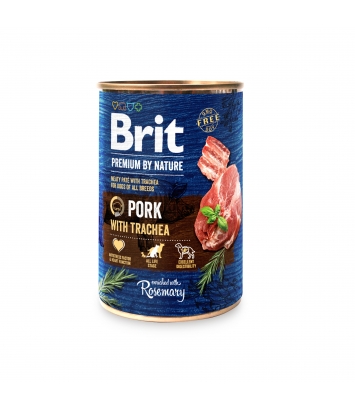 Brit Premium by Nature Adult Pork & Trachea 400g