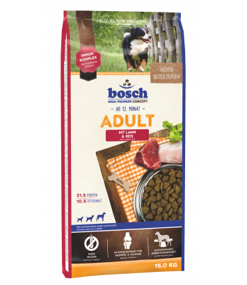 Bosch Adult Lamb & Rice - 15kg