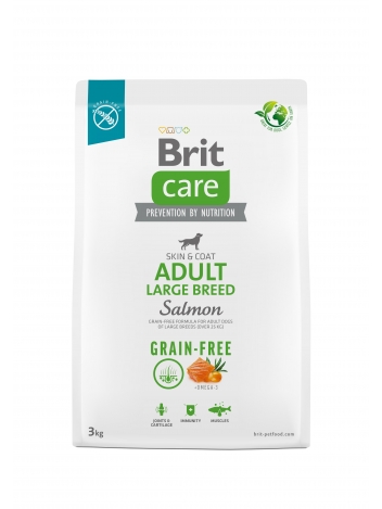 Brit Care Dog Grain-free Adult Large Breed Salmon 3kg