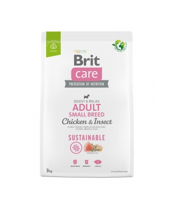 Brit Care Dog Sustainable Adult Small Chicken & Insect 3kg