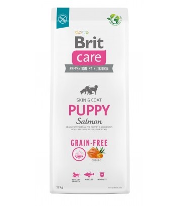 Brit Care Dog Grain-free Puppy Salmon 12kg