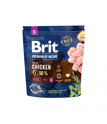 Brit Premium By Nature Adult S 1kg