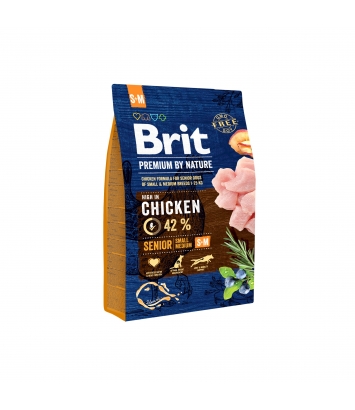 Brit Premium By Nature Senior S+M 3kg