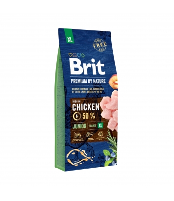 Brit Premium By Nature Junior XL 15kg