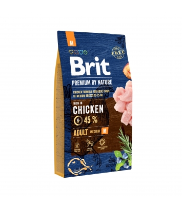 Brit Premium By Nature Adult M 3kg