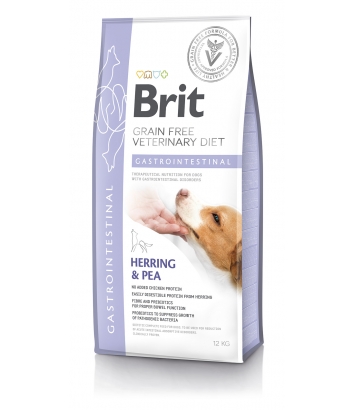 Brit Veterinary Diets Dog GF Gastrointestinal Herring & Pea 12kg