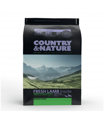 Country & Nature Lamb With Turkey 9kg