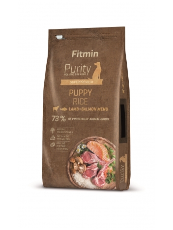 Fitmin Purity Dog Rice Puppy Lamb & Salmon 2kg