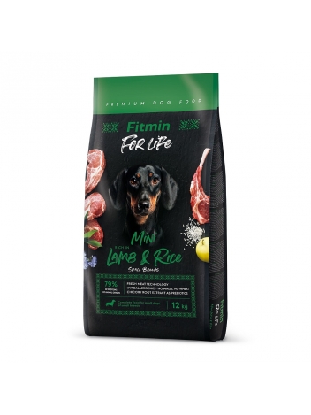 Fitmin For Life Lamb & Rice Mini 12kg