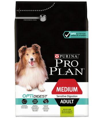 Purina Pro Plan Adult Medium Sensitive Digestion Lamb 3kg