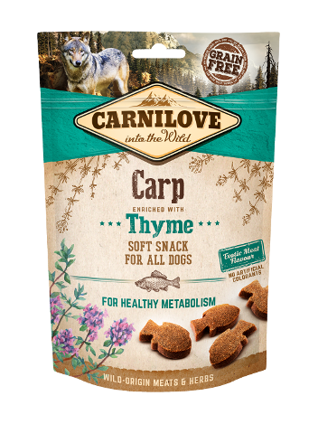 Carnilove Soft Snack Carp & Thyme - 200g