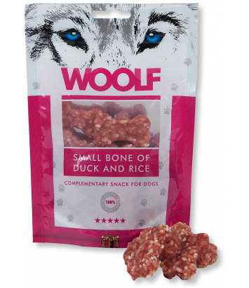 Woolf Small Bone Of Duck And Rice 100g