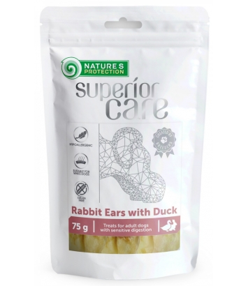 Nature's Protection Superior Care Rabbit ears with duck 75g
