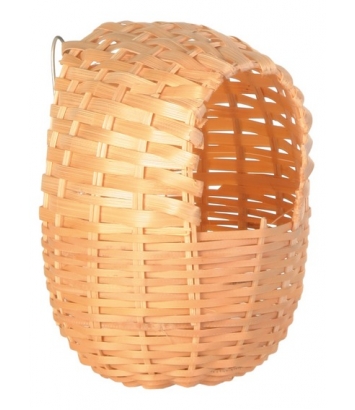Gniazdo z bambusa - naturalny kształt - 12x15cm