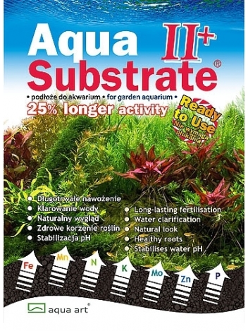 Aqua Substrate II+ - 5,4kg - czarne i brązowe