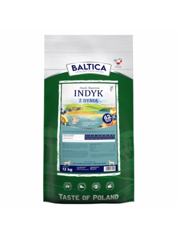 Baltica Smaki Regionów Indyk z dynią M/L 12kg