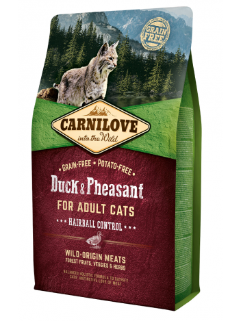Carnilove Cat Duck & Pheasant Hairball - 2kg