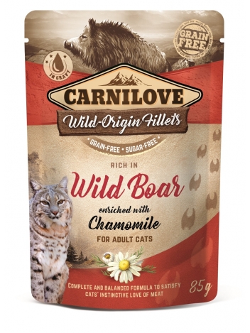 Carnilove Cat Wild Boar & Chamomile Adult Cats 85g