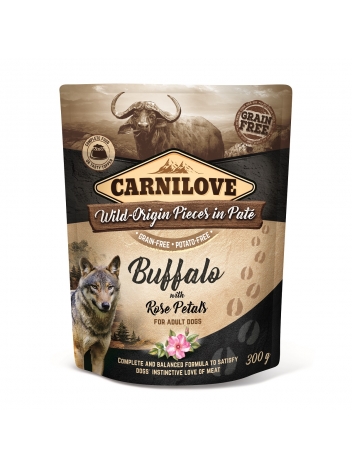 Carnilove Dog Wild Buffalo & Rose Petals 300g
