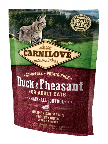 Carnilove Cat Duck & Pheasant Hairball - 0,4kg