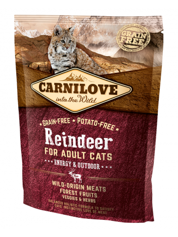 Carnilove Cat Reindeer Energy & Outdoor - 0,4kg