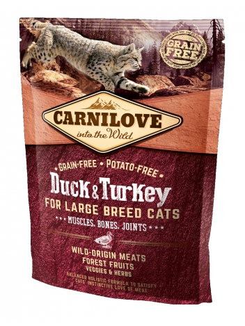 Carnilove Cat Large Breed Duck & Turkey - 0,4kg