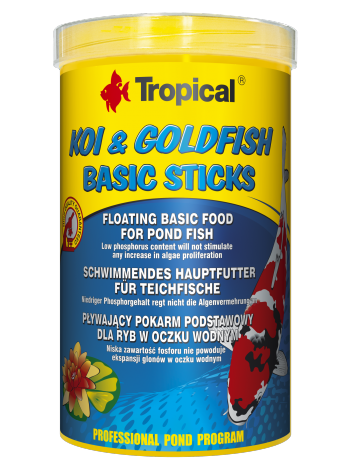 Koi & Goldfish Basic Sticks 1l worek